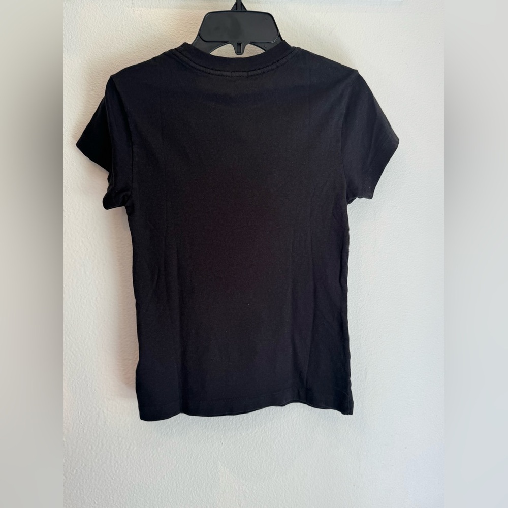 RE/DONE Slim Tee Washed Black - Picture 3 of 4